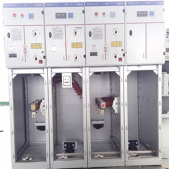 SF6 ring network cabinet (1 in 3 out)