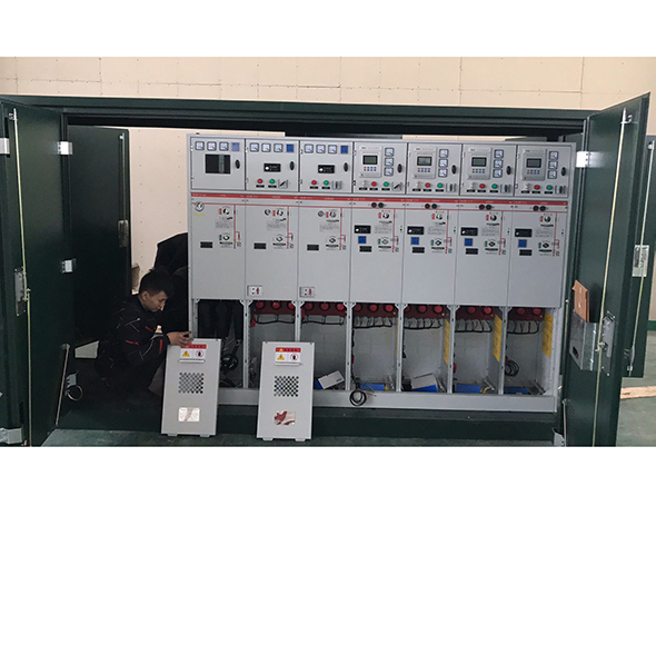 Cable distribution box 3 in 3 out